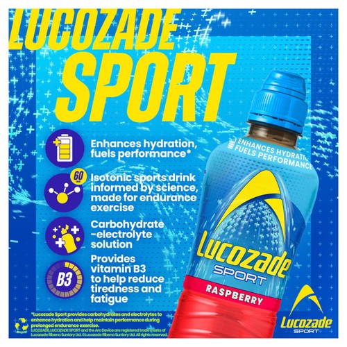 Lucozade Sport Raspberry 900ml