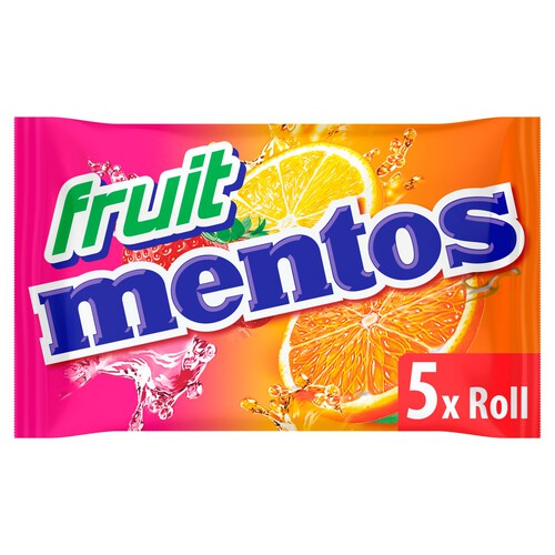 Mentos Fruit Chewy Dragees Rolls