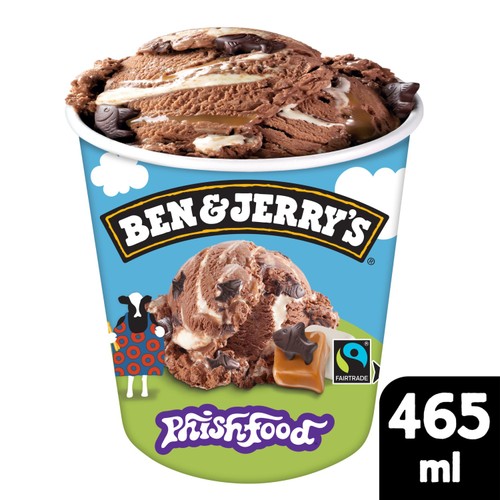 Ben & Jerry's Phish Food Chocolate Ice Cream Tub 465ml