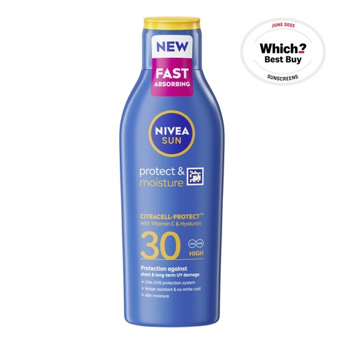NIVEA SUN Protect & Moisture Sun Cream Lotion SPF30 