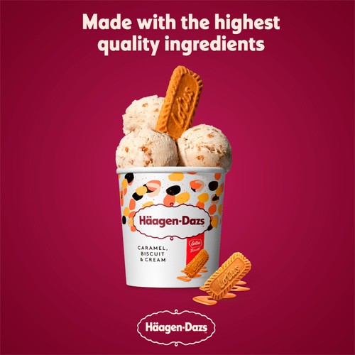 Haagen-Dazs Caramel, Biscuit & Cream Ice Cream