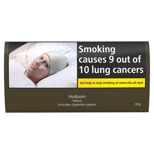 Holborn Yellow Includes Cigarette Papers