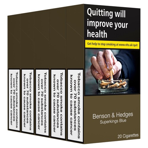 Benson & Hedges Superkings Blue Cigarettes Multipack