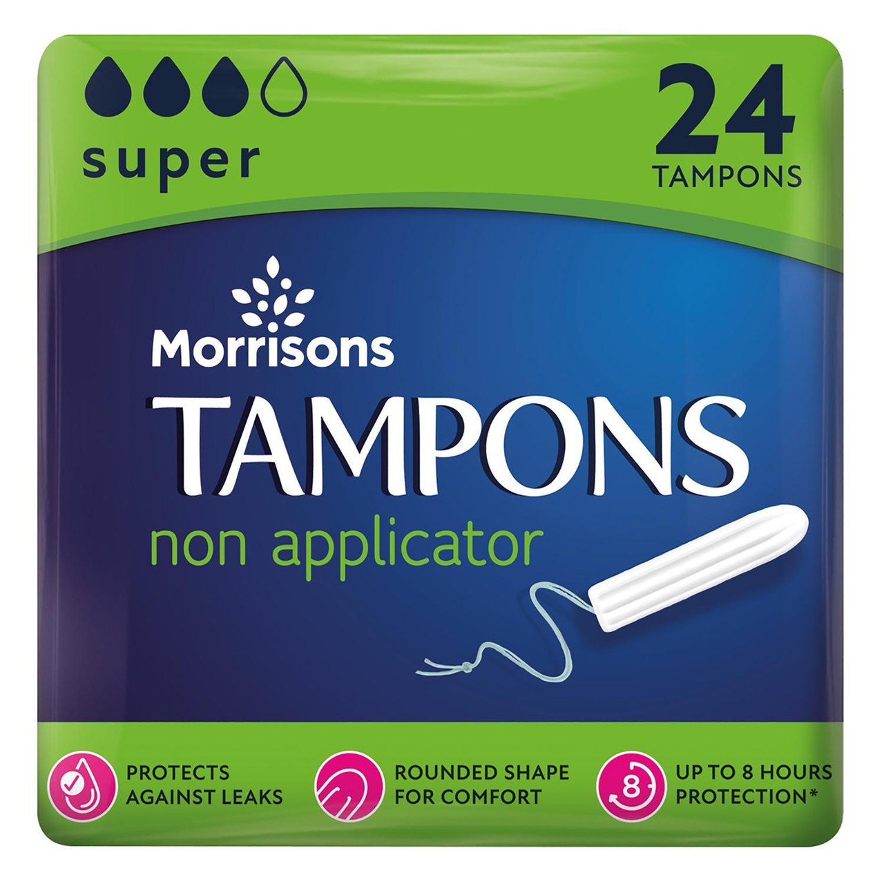Morrisons Tampons Non-Applicator Super
