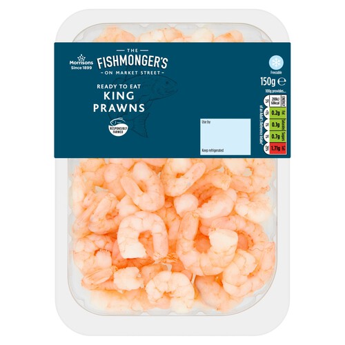 Morrisons Cooked & Peeled King Prawns 