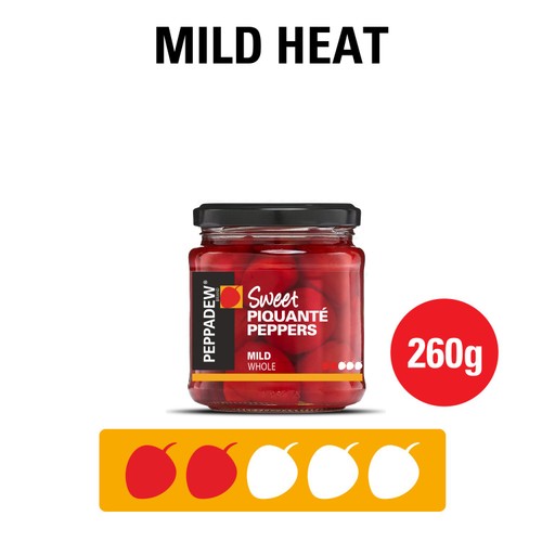 Peppadew Sweet Piquante Mild Whole Peppers 260g
