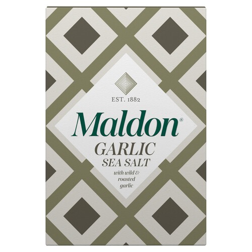 Maldon Garlic Sea Salt With Wild & Roasted Garlic 