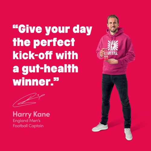 VITAL Gut Healthy Sparkling Raspberry Soda   4 x 335ml