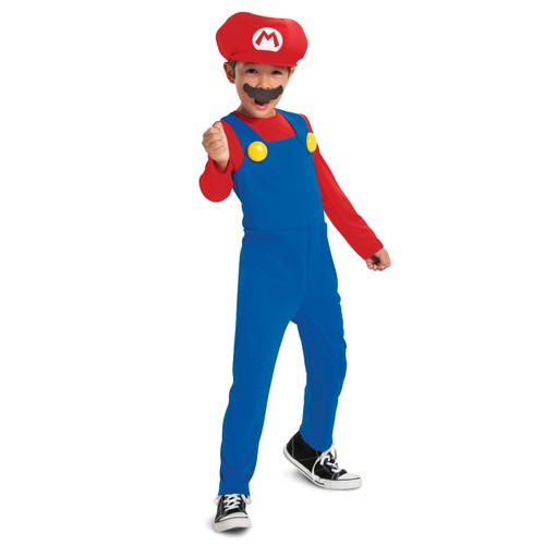 Disguise Mario Costume 3-4 Years