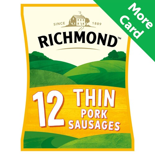 Richmond 12 Thin Pork Sausages