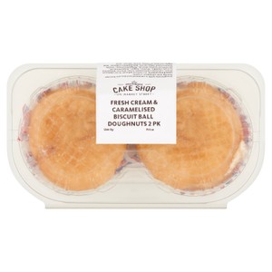 Market Street Fresh Cream & Caramelised Biscuit Ball Doughnuts