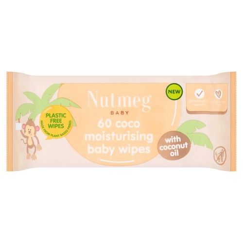 Nutmeg moisturising baby wipes
