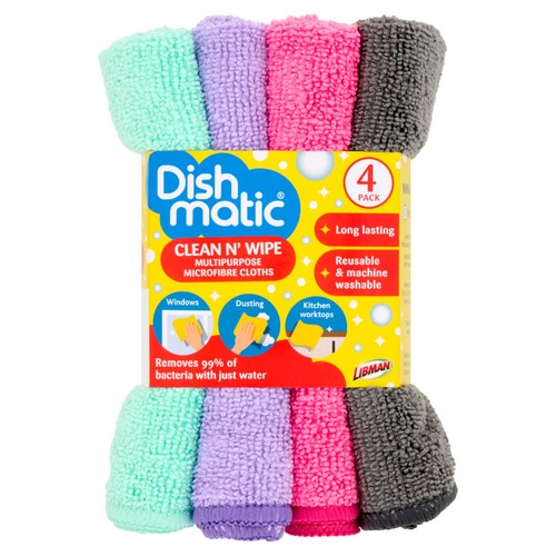 Dishmatic Clean N' Wipe Multipurpose Cloths