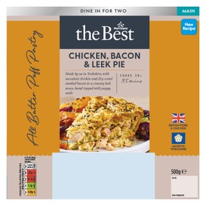 Morrisons The Best Chicken, Bacon & Leek Pie 500g