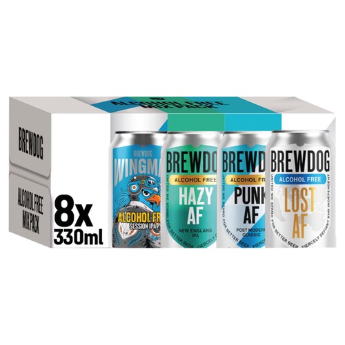 BrewDog mixed alcohol free beer