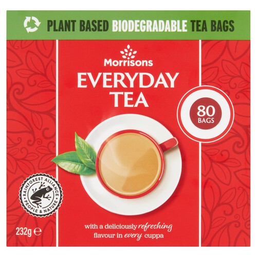 Morrisons Everyday Tea Bags 80 Pack