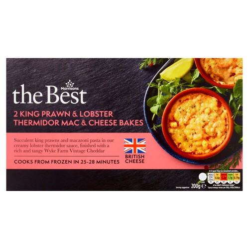 Morrisons The Best Prawn & Lobster Mac & Cheese Bakes