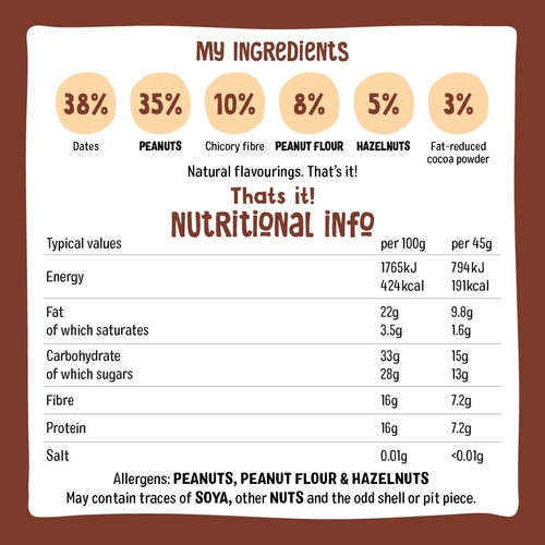 Nakd Protein Cocoa Hazelnut 