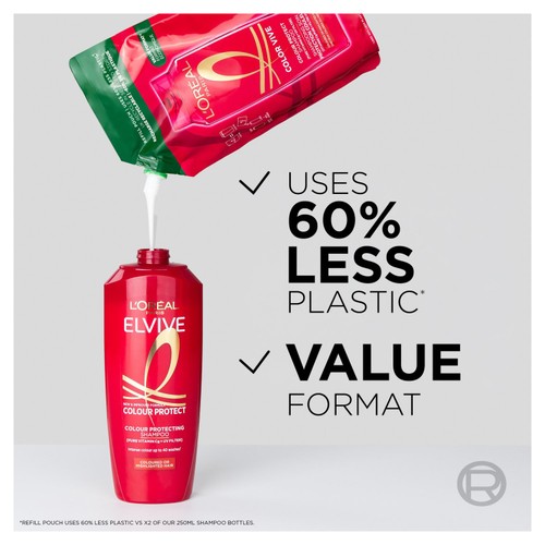 L'Oreal Elvive Colour Protect Shampoo Refill Pouch