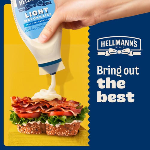 Hellmann's Light Squeezy Mayonnaise 430ml