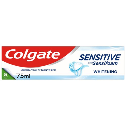 Colgate Sensitive with Sensifoam Whitening Toothpaste