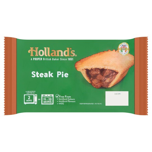 Holland's Just Steak Pie