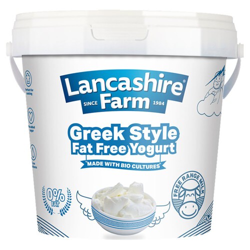 Lancashire Farm Low Sugar Greek Style Fat Free Yogurt