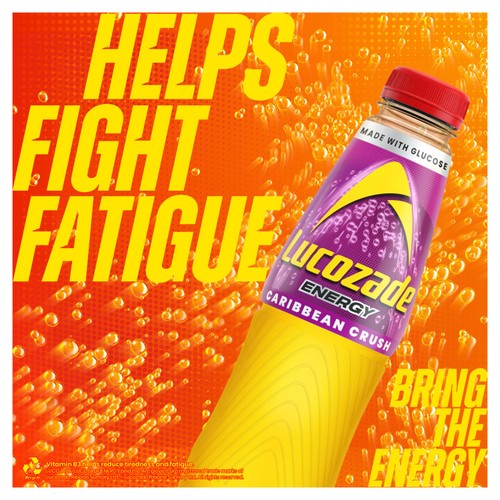 Lucozade Energy Drink Caribbean Crush 4x380ml