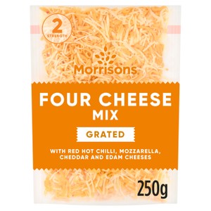 Morrisons Four Cheese Grated Mix 250G