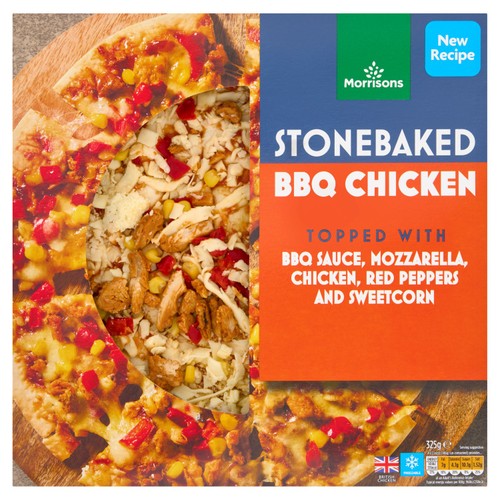 Morrisons Stonebaked BBQ Chicken Pizza 320g