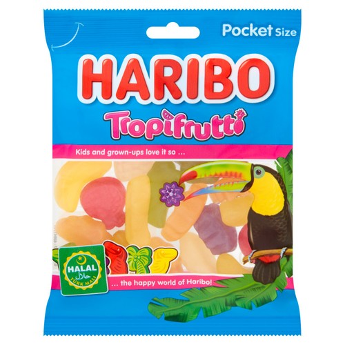 Haribo Halal Tropifrutti Sweets 100g