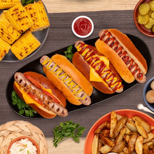 Simon Howie Pork Jumbo Dogs 400g