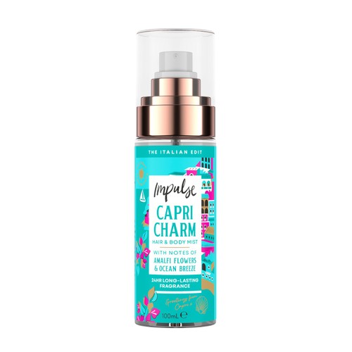 Impulse Capri Charm Amalfi Flowers Hair & Body Mist  100ml