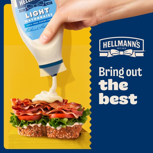 Hellmann's Light Squeezy Mayonnaise 430ml