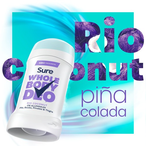 Sure Women Rio Coconut 48H Whole Body Deodorant Stick