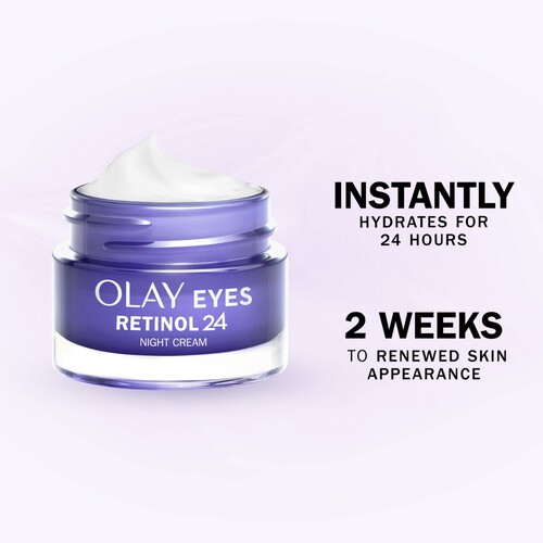 Olay Retinol 24 Night Eye Cream Fragrance Free 