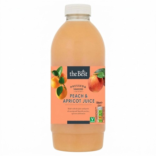 Morrisons The Best Pressed & Squeezed Peach & Apricot Juice 1l