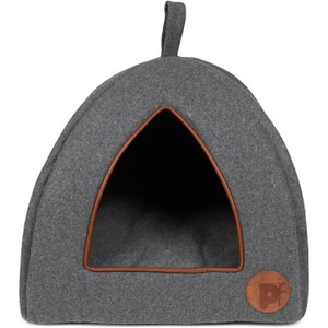 Petface Graphite Grey Felt Igloo Cat Bed