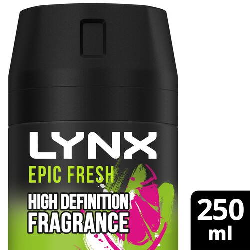 Lynx Grapefruit & Tropical Pineapple Scent Body Spray For Men