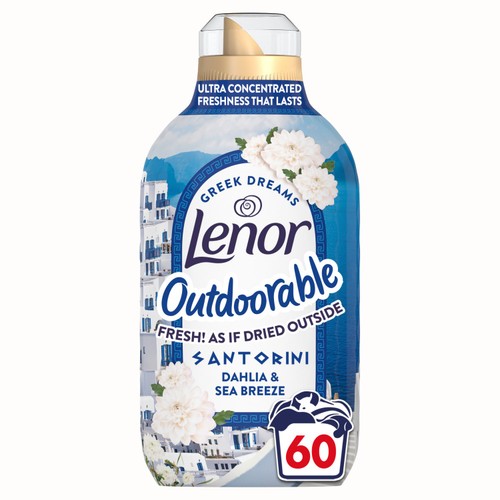 Lenor Outdoorables Santorini Dahlia & Sea Breeze 60 Washes 840ml