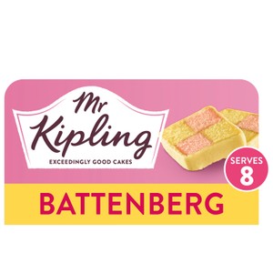 Mr Kipling Standard Battenberg Cake Family Size Serves 8