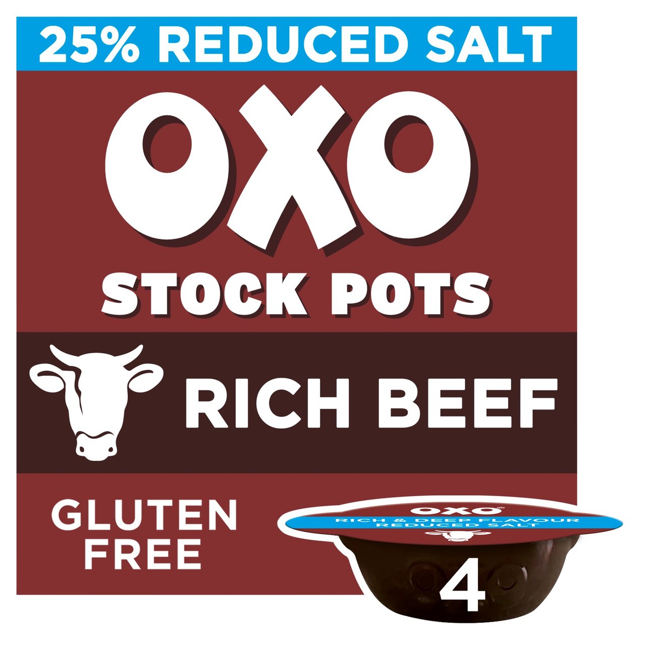 Oxo Stock Pots Rich Beef 4 x 20g