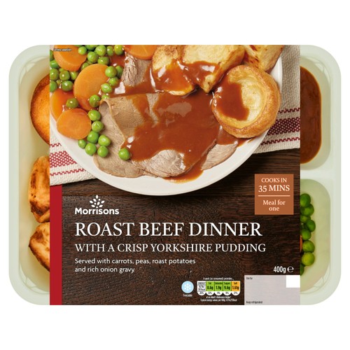 Morrisons traditional roast beef dinner