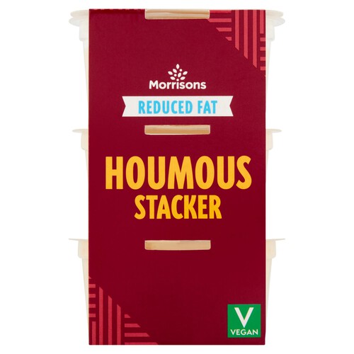 Morrisons Reduced Fat Houmous Stacker