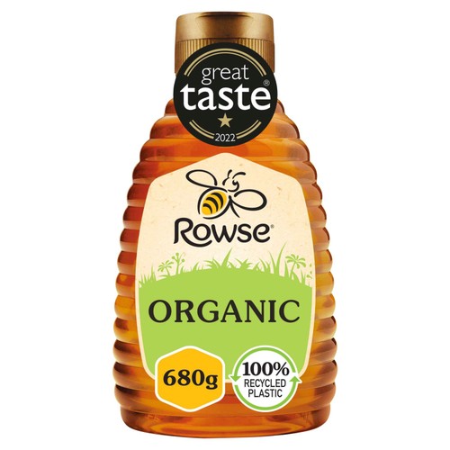 Rowse Squeezy Organic Honey 680g