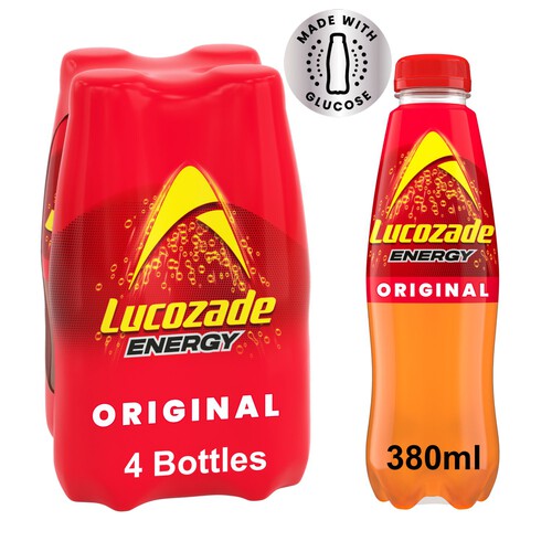 Lucozade Energy Drink Original 4 Pack