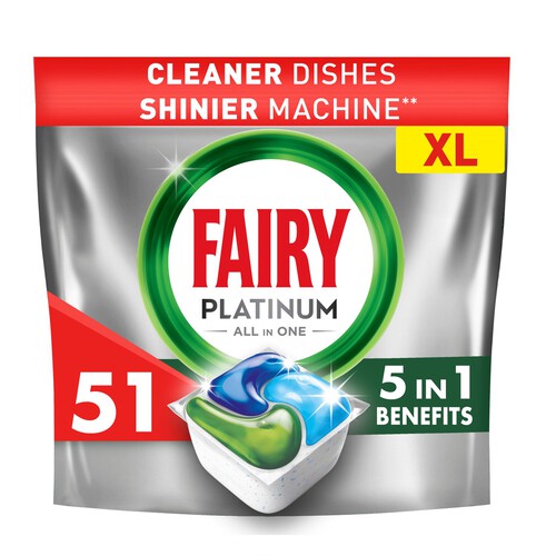 Fairy Platinum All In One Auto Dishwashing Tablet Original