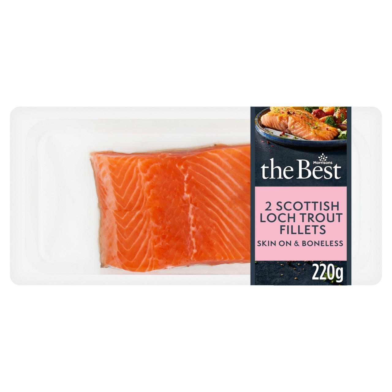 Morrisons The Best 2 Scottish Loch Trout Fillets 220g