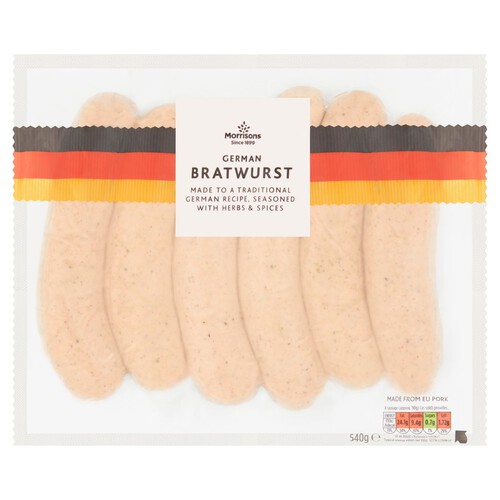 Morrisons German Bratwurst