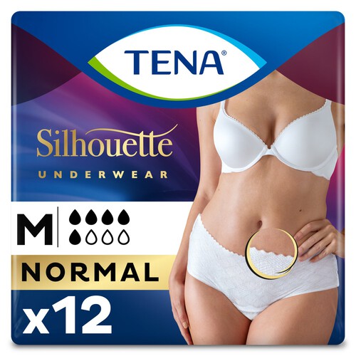 TENA Lady Silhouette Incontinence Pants Normal M Duo